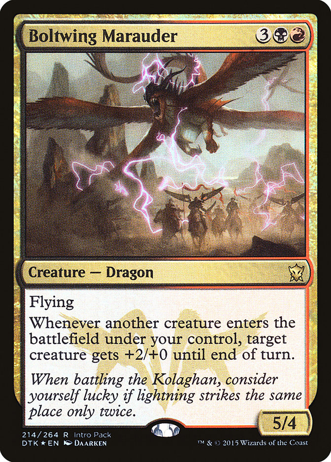 Boltwing Marauder [Dragons of Tarkir Promos] | KingTCG.ca