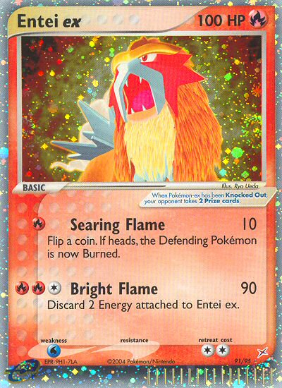 Entei ex (91/95) [EX: Team Magma vs Team Aqua] | KingTCG.ca