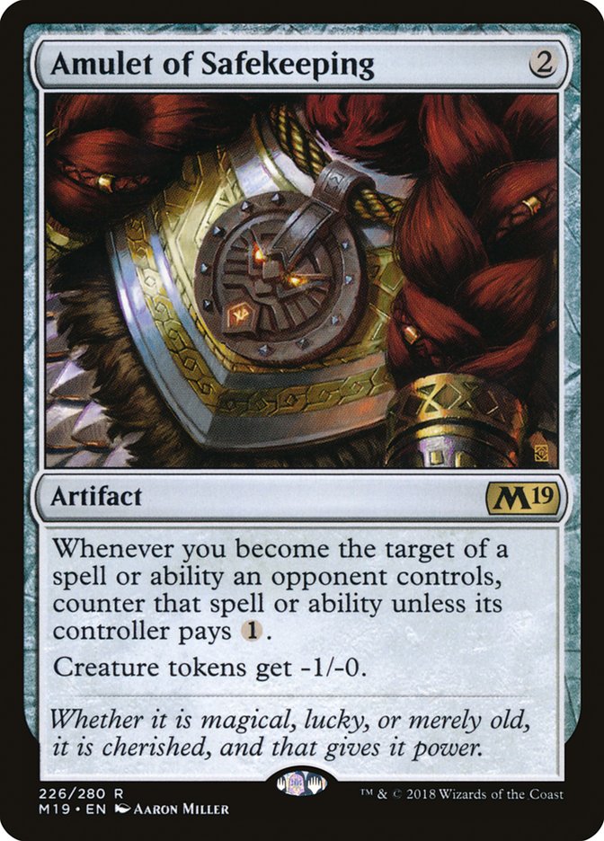 Amulet of Safekeeping [Core Set 2019] | KingTCG.ca