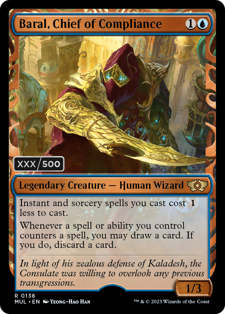 Baral, Chief of Compliance (Serialized) [Multiverse Legends] | KingTCG.ca