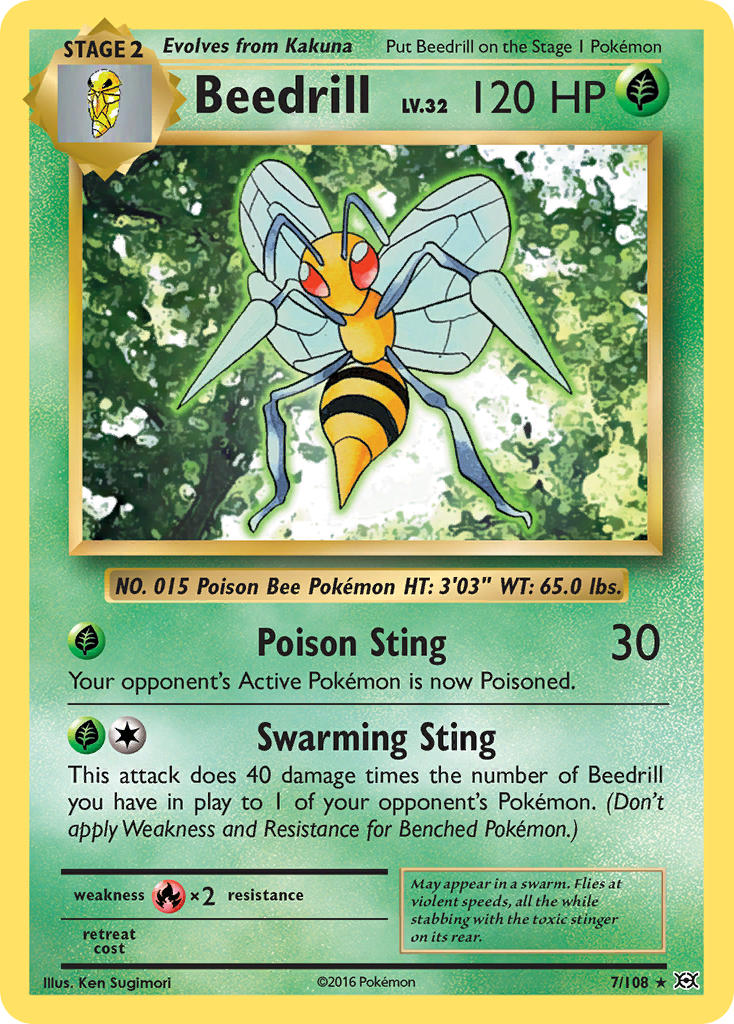 Beedrill (7/108) [XY: Evolutions] | KingTCG.ca