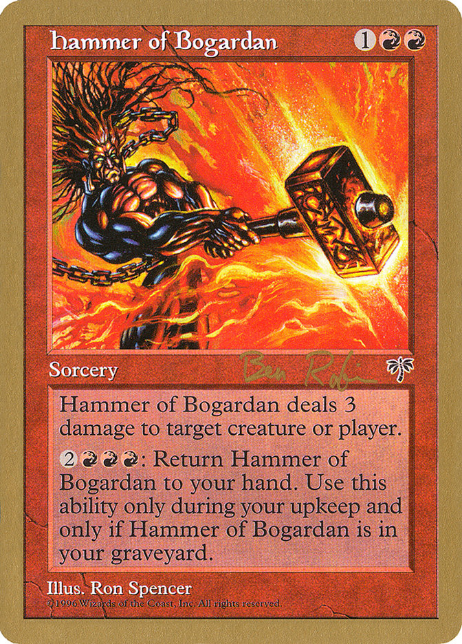 Hammer of Bogardan (Ben Rubin) [World Championship Decks 1998] | KingTCG.ca