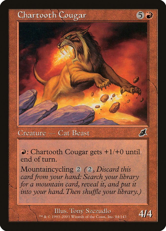 Chartooth Cougar [Scourge] | KingTCG.ca