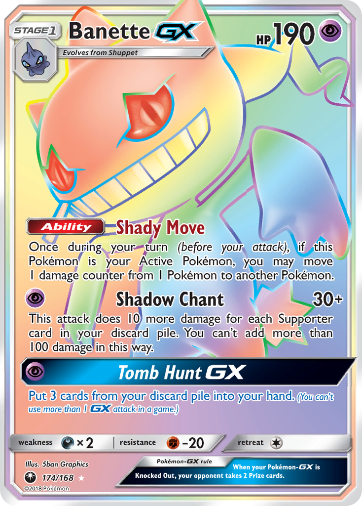 Banette GX (174/168) [Sun & Moon: Celestial Storm] | KingTCG.ca