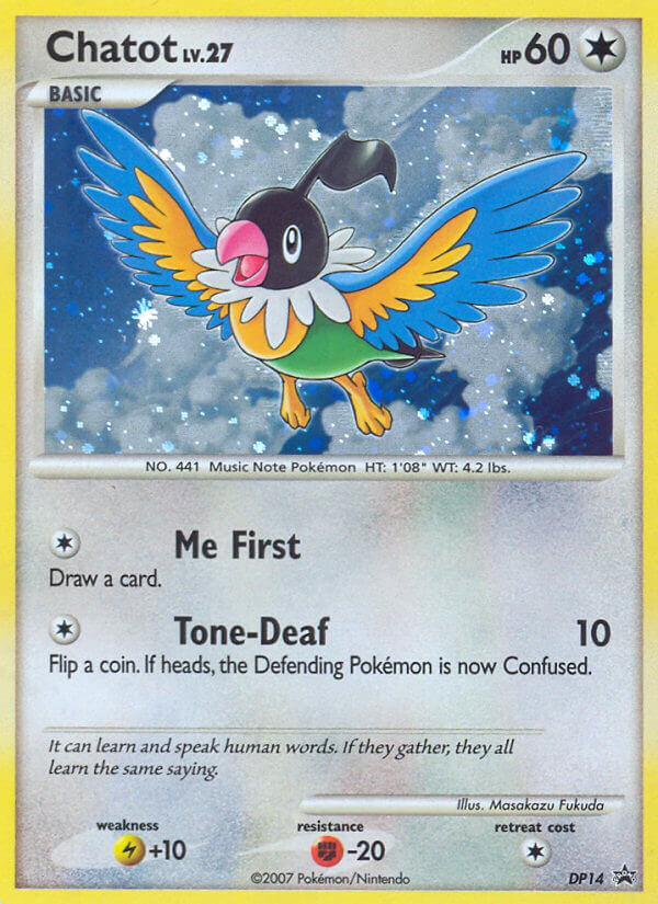 Chatot (DP14) [Diamond & Pearl: Black Star Promos] | KingTCG.ca