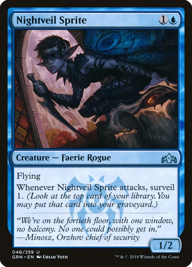 Nightveil Sprite [Guilds of Ravnica] | KingTCG.ca