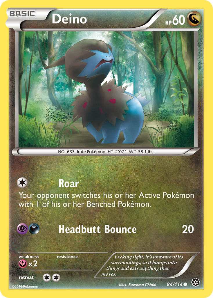 Deino (84/114) [XY: Steam Siege] | KingTCG.ca