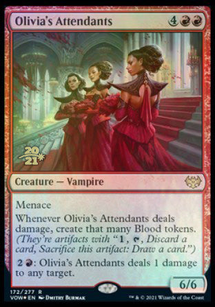 Olivia's Attendants [Innistrad: Crimson Vow Prerelease Promos] | KingTCG.ca