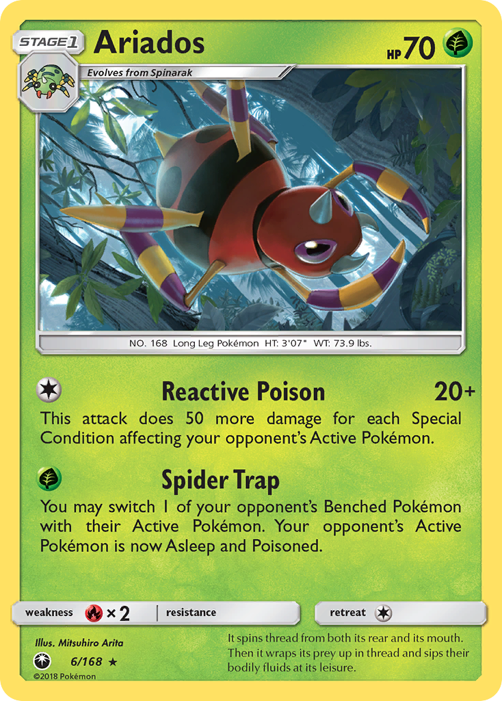 Ariados (6/168) [Sun & Moon: Celestial Storm] | KingTCG.ca