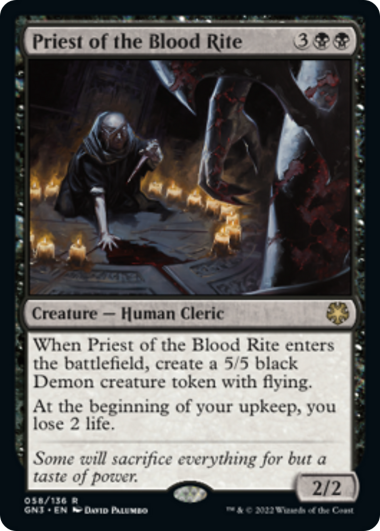 Priest of the Blood Rite [Game Night: Free-for-All] | KingTCG.ca