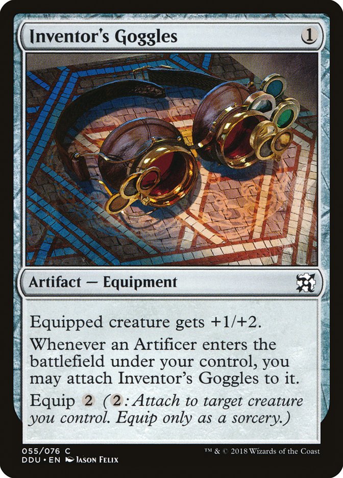 Inventor's Goggles [Duel Decks: Elves vs. Inventors] | KingTCG.ca