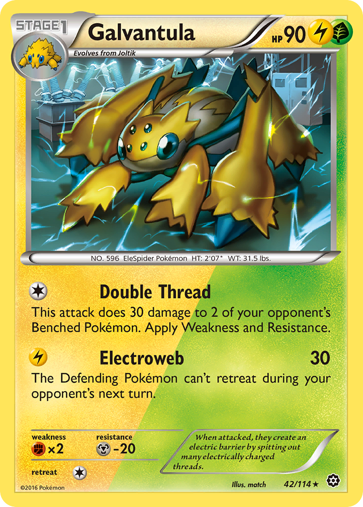 Galvantula (42/114) [XY: Steam Siege] | KingTCG.ca