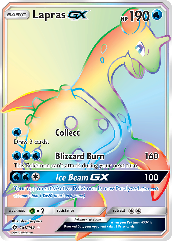 Lapras GX (151/149) [Sun & Moon: Base Set] | KingTCG.ca