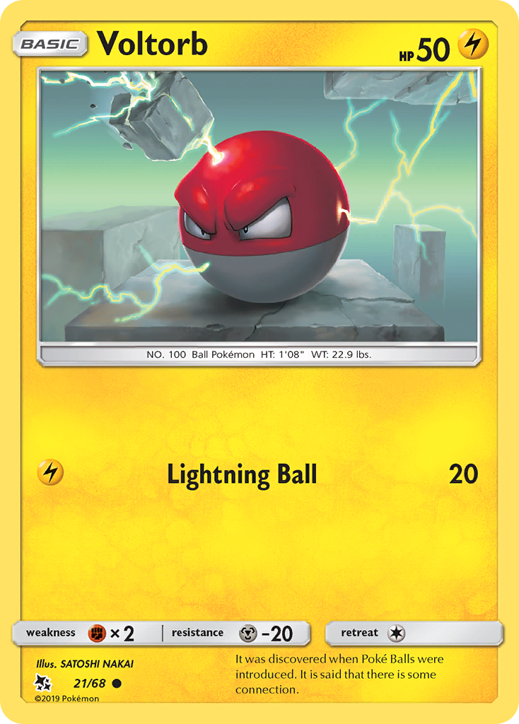 Voltorb (21/68) [Sun & Moon: Hidden Fates] | KingTCG.ca