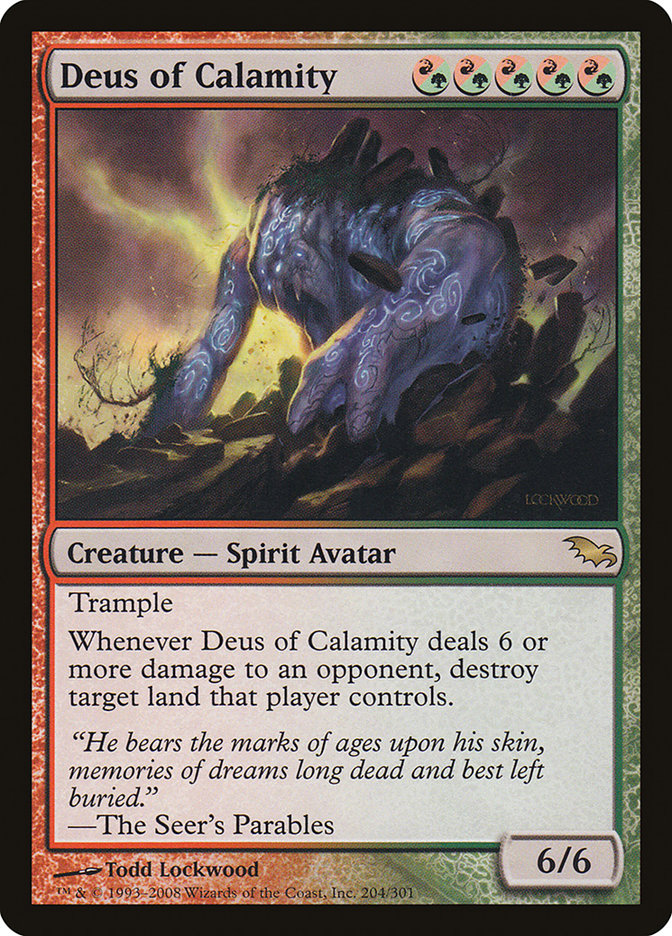 Deus of Calamity [Shadowmoor] | KingTCG.ca