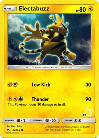 Electabuzz (58/60) [Battle Academy: Pikachu Deck] | KingTCG.ca