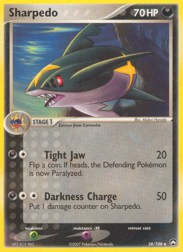 Sharpedo (38/108) [EX: Power Keepers] | KingTCG.ca