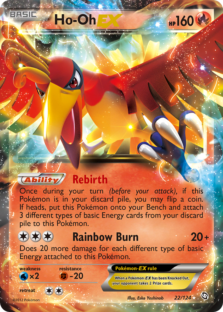 Ho-Oh EX (22/124) [Black & White: Dragons Exalted] | KingTCG.ca