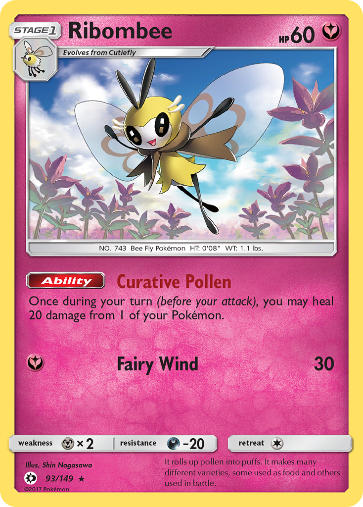 Ribombee (93/149) [Sun & Moon: Base Set] | KingTCG.ca