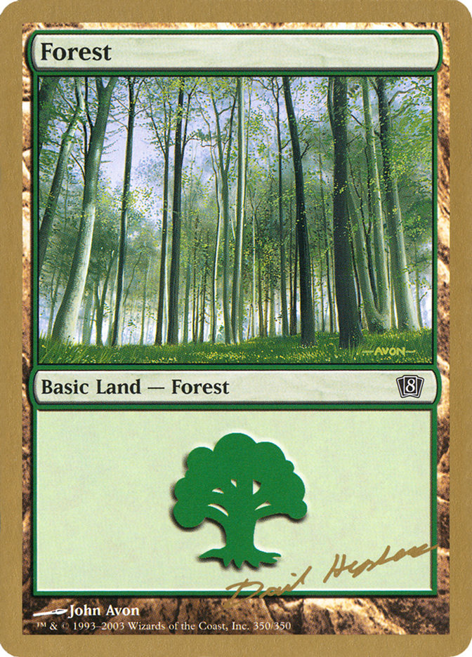 Forest (dh350) (Dave Humpherys) [World Championship Decks 2003] | KingTCG.ca