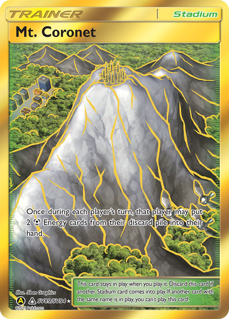 Mt. Coronet (SV89/SV94) [Sun & Moon: Hidden Fates - Shiny Vault] | KingTCG.ca