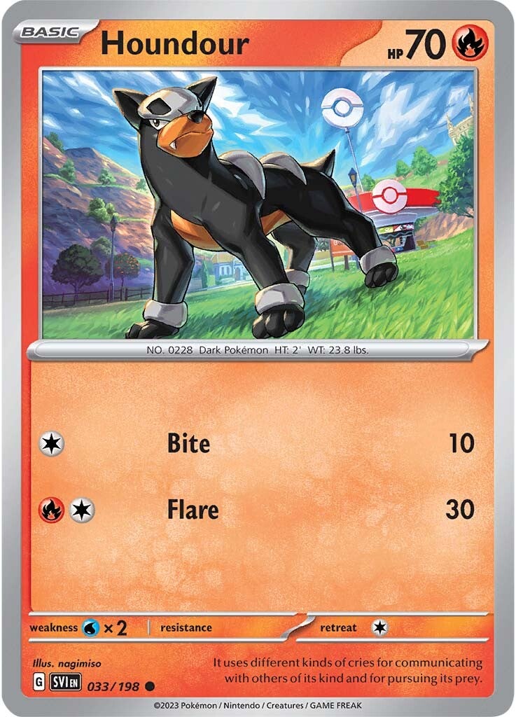 Houndour (033/198) [Scarlet & Violet: Base Set] | KingTCG.ca