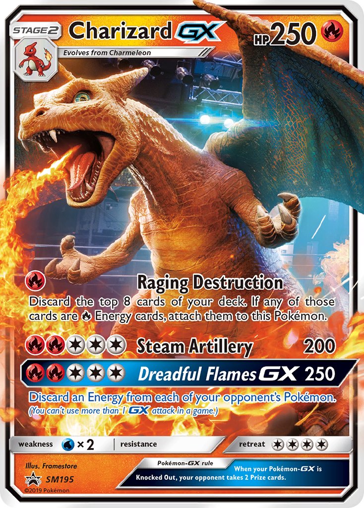 Charizard GX (SM195) [Sun & Moon: Black Star Promos] | KingTCG.ca