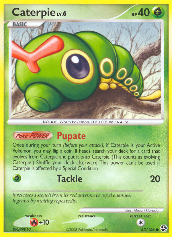 Caterpie (63/106) [Diamond & Pearl: Great Encounters] | KingTCG.ca