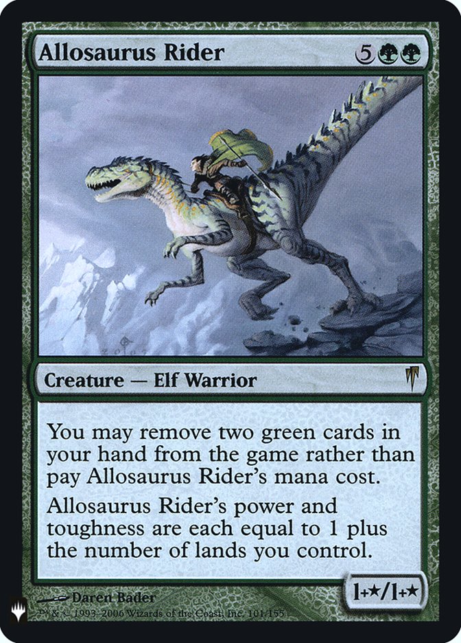 Allosaurus Rider [Mystery Booster] | KingTCG.ca