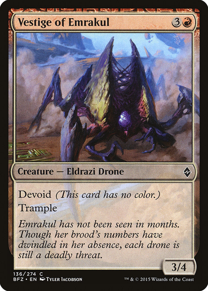 Vestige of Emrakul [Battle for Zendikar] | KingTCG.ca