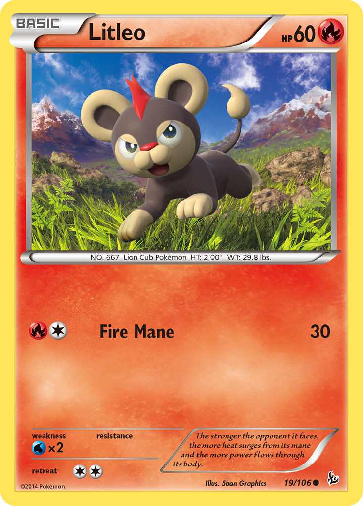 Litleo (19/106) [XY: Flashfire] | KingTCG.ca