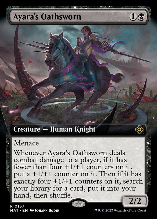 Ayara's Oathsworn (Extended Art) [March of the Machine: The Aftermath] | KingTCG.ca