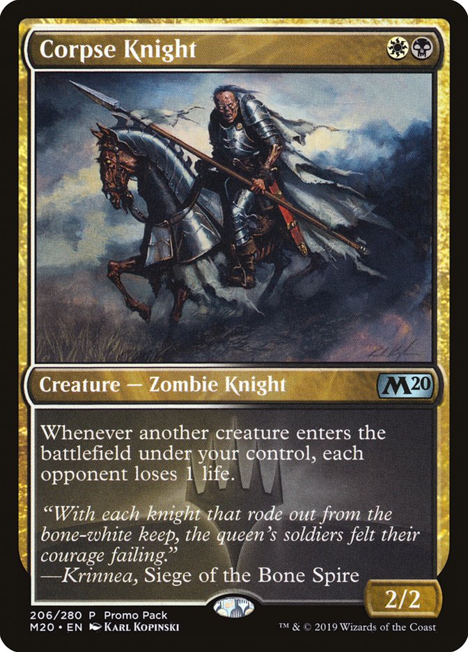 Corpse Knight [Core Set 2020 Promos] | KingTCG.ca