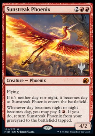 Sunstreak Phoenix (Promo Pack) [Innistrad: Midnight Hunt Promos] | KingTCG.ca