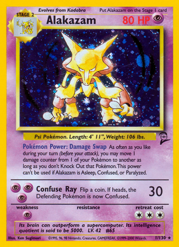 Alakazam (1/130) [Base Set 2] | KingTCG.ca