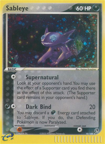 Sableye (10/100) [EX: Sandstorm] | KingTCG.ca