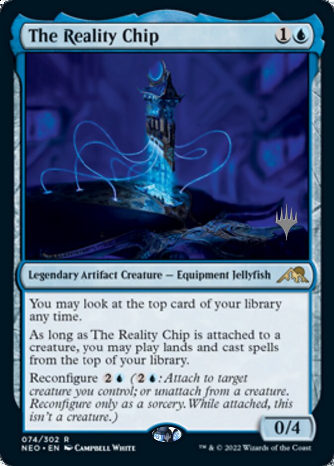 The Reality Chip (Promo Pack) [Kamigawa: Neon Dynasty Promos] | KingTCG.ca