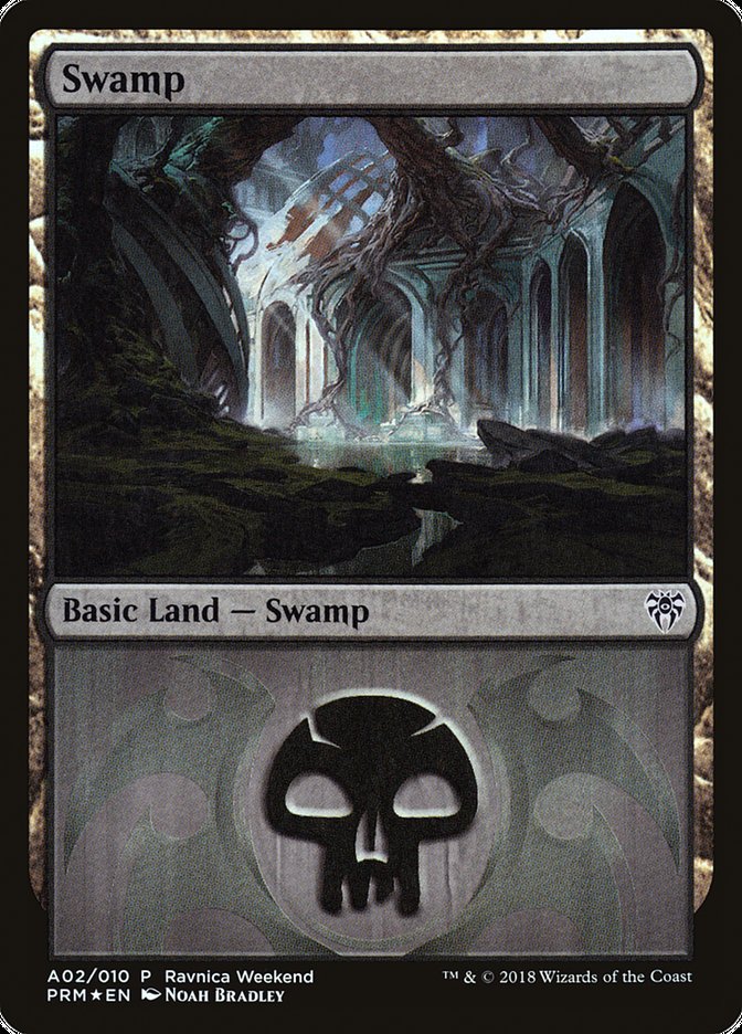 Swamp - Dimir (A02) [GRN Ravnica Weekend] | KingTCG.ca