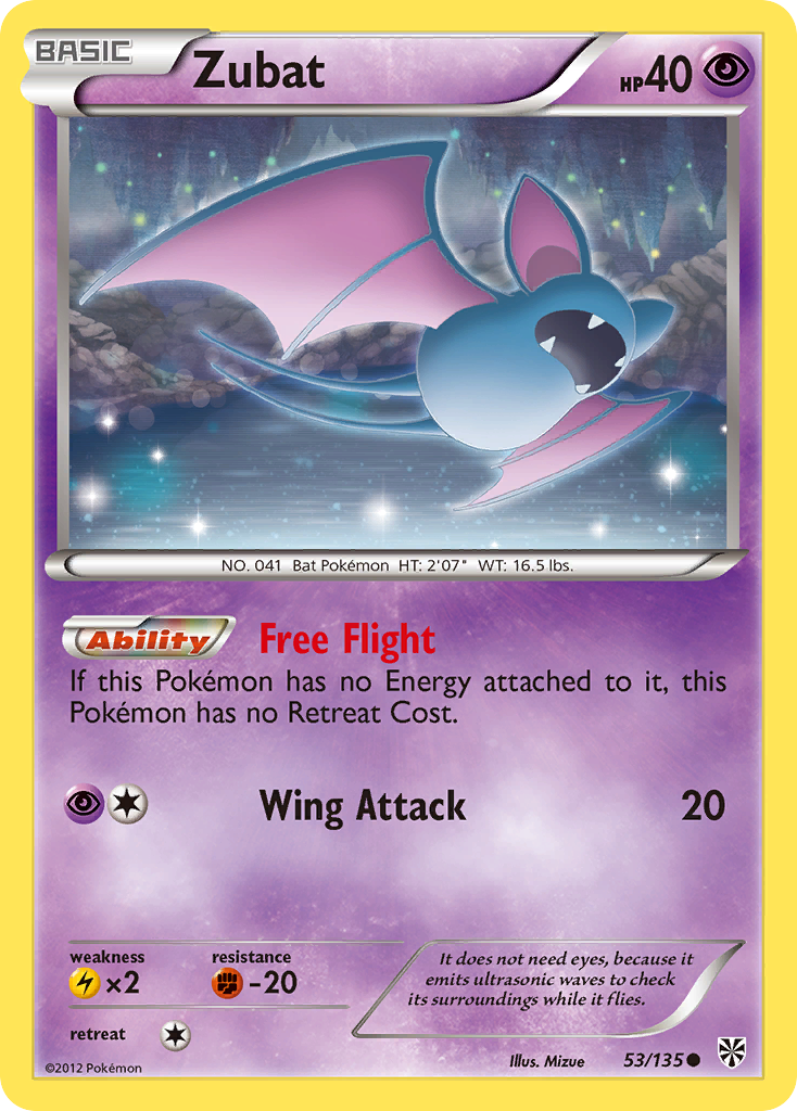 Zubat (53/135) [Black & White: Plasma Storm] | KingTCG.ca