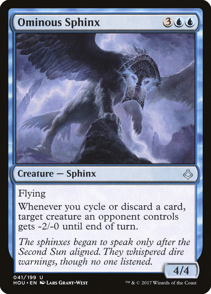 Ominous Sphinx [Hour of Devastation] | KingTCG.ca