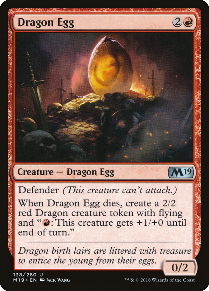 Dragon Egg [Core Set 2019] | KingTCG.ca