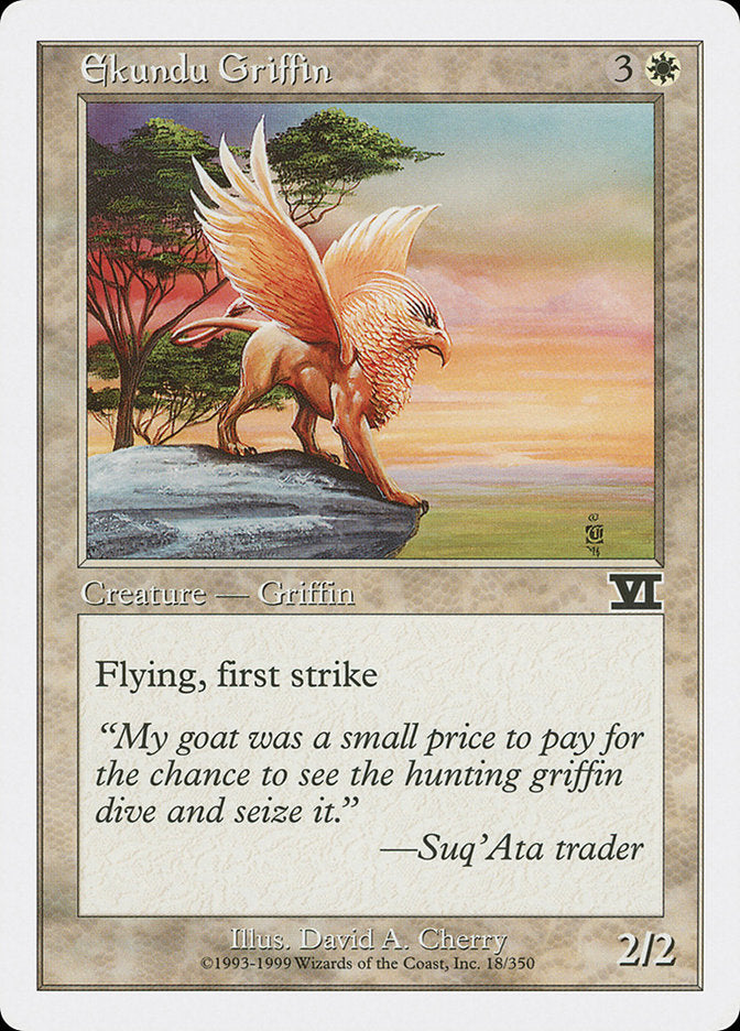 Ekundu Griffin [Classic Sixth Edition] | KingTCG.ca