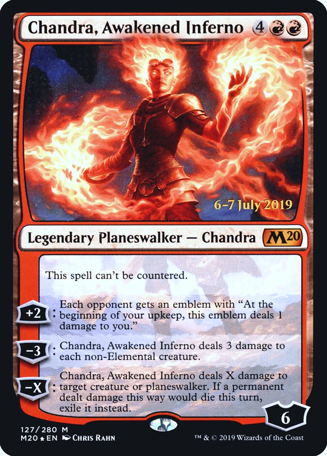 Chandra, Awakened Inferno  [Core Set 2020 Prerelease Promos] | KingTCG.ca