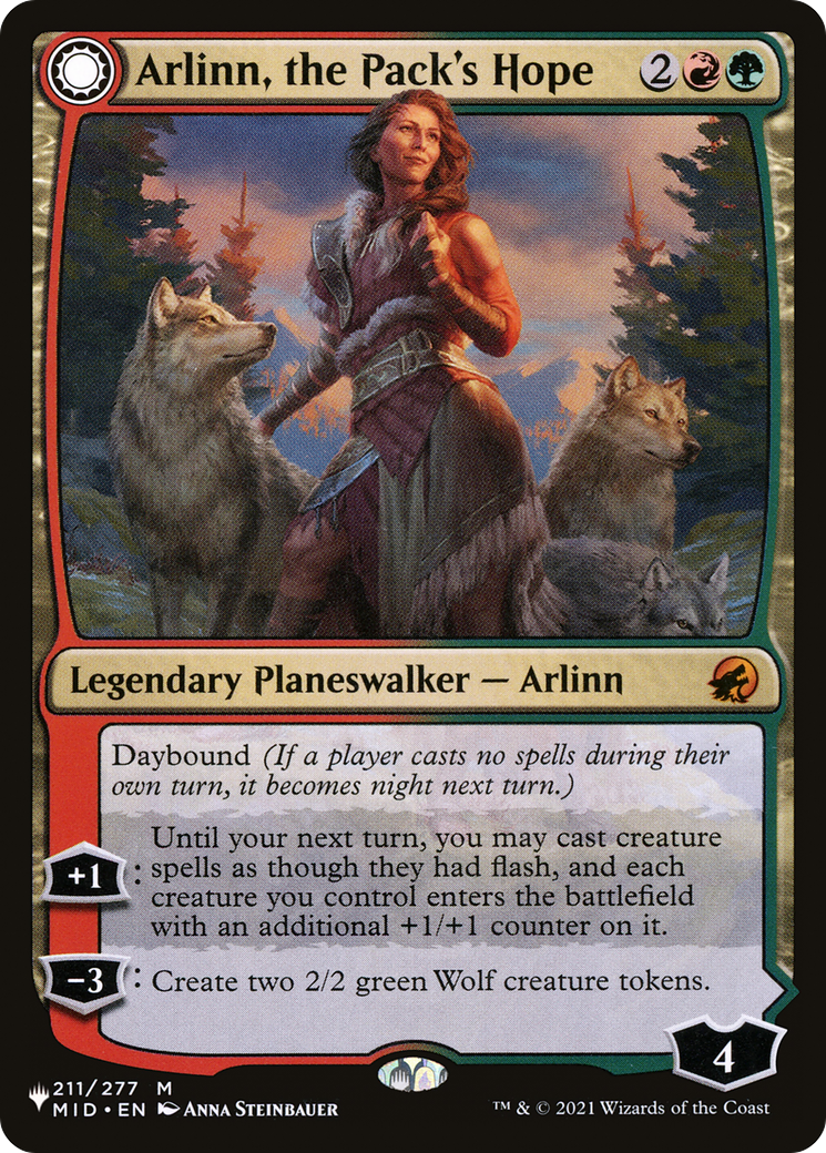 Arlinn, the Pack's Hope // Arlinn, the Moon's Fury [Secret Lair: From Cute to Brute] | KingTCG.ca