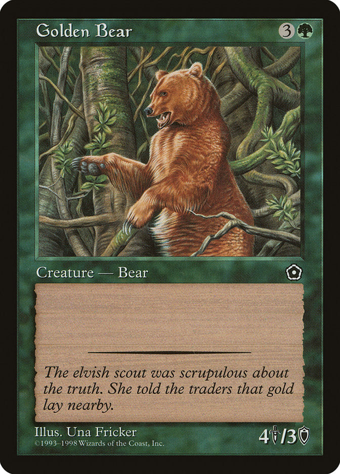 Golden Bear [Portal Second Age] | KingTCG.ca