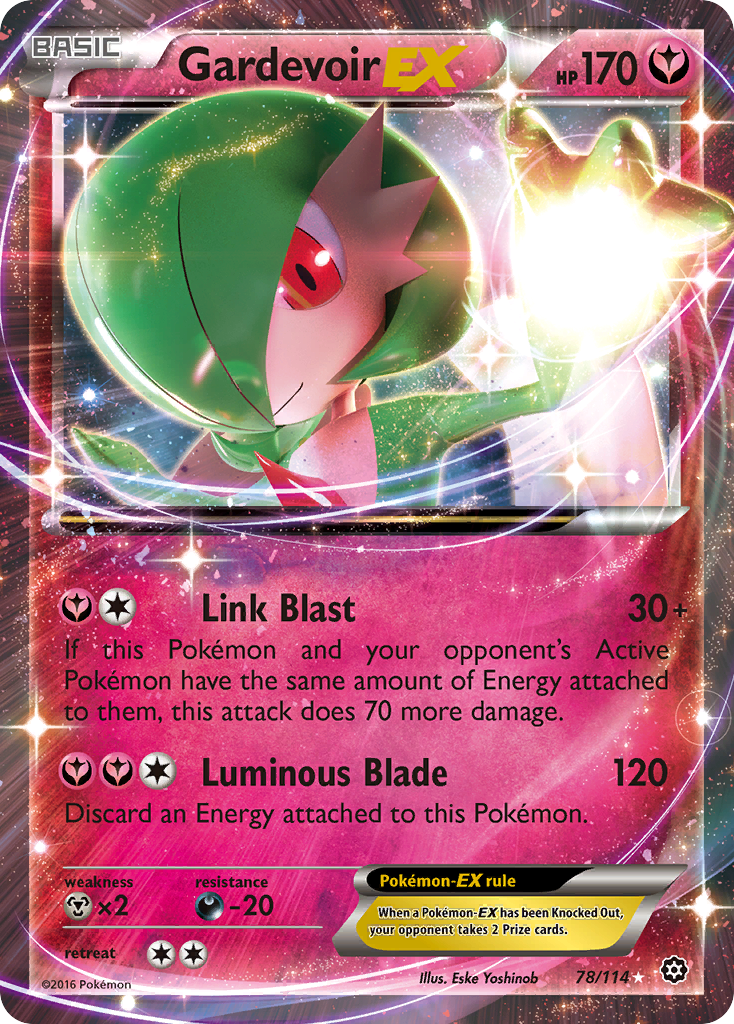 Gardevoir EX (78/114) [XY: Steam Siege] | KingTCG.ca