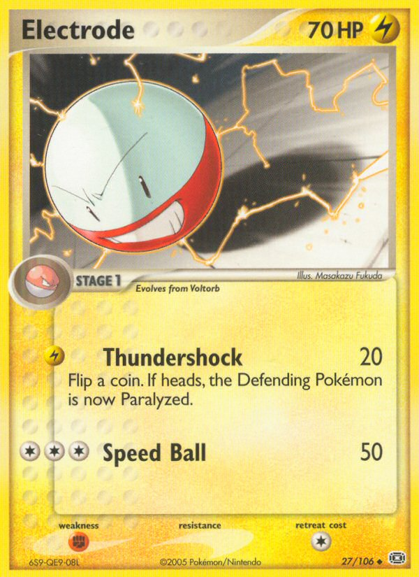 Electrode (27/106) [EX: Emerald] | KingTCG.ca