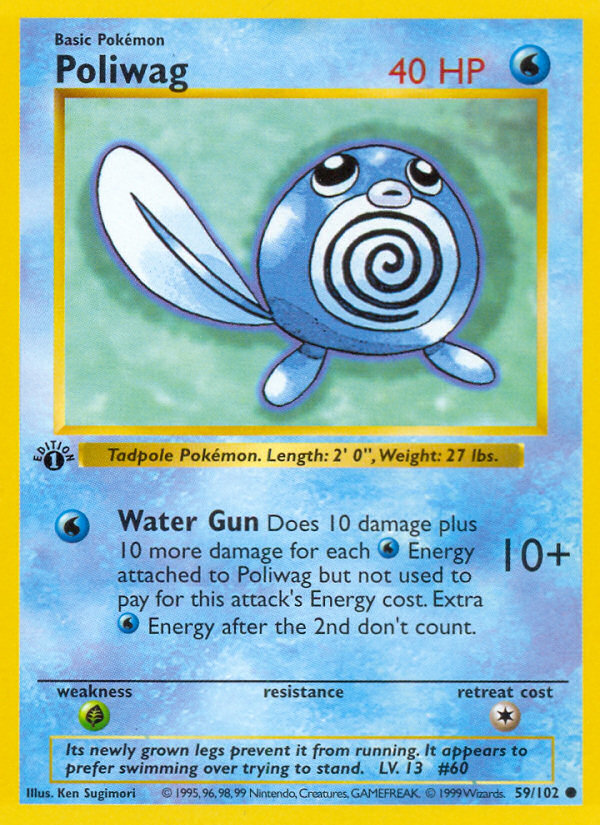 Poliwag (59/102) [Base Set 1st Edition] | KingTCG.ca