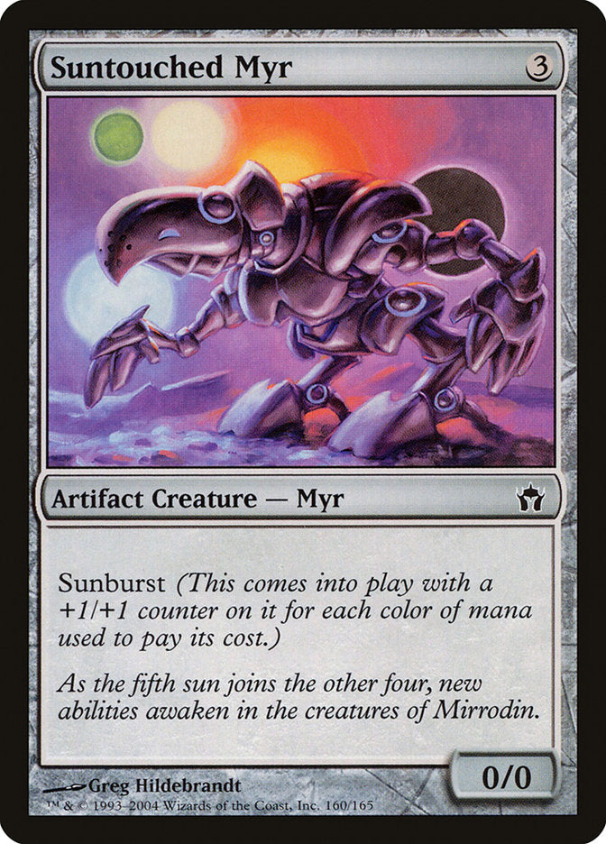 Suntouched Myr [Fifth Dawn] | KingTCG.ca