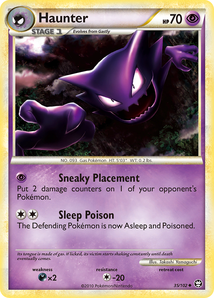 Haunter (35/102) [HeartGold & SoulSilver: Triumphant] | KingTCG.ca